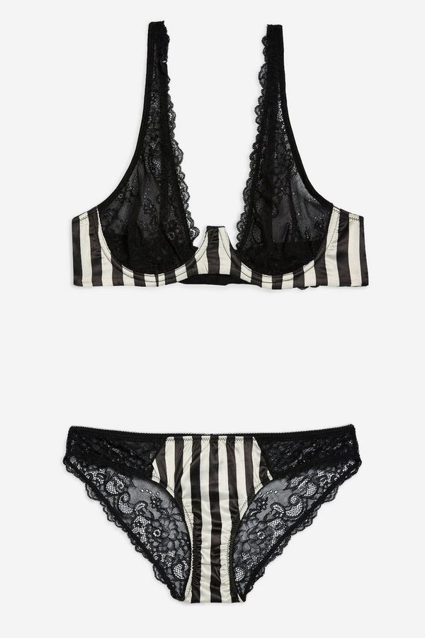 Gestreifte Unterwäsche von Topshop.com
