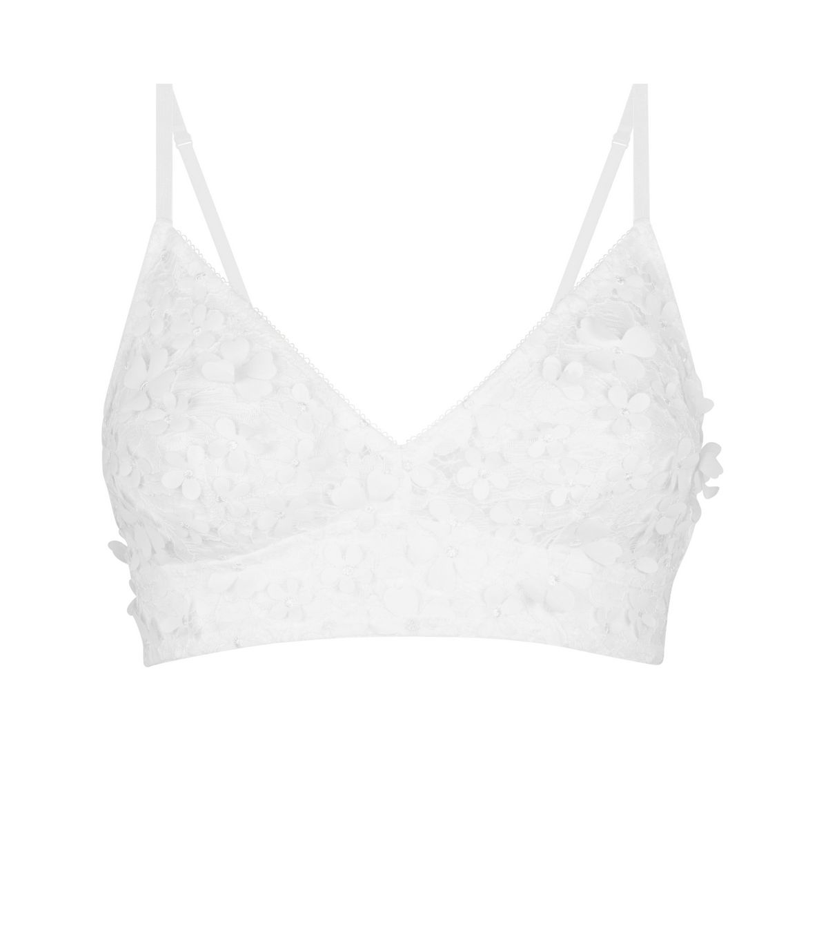 Weißer Bralette von New Look