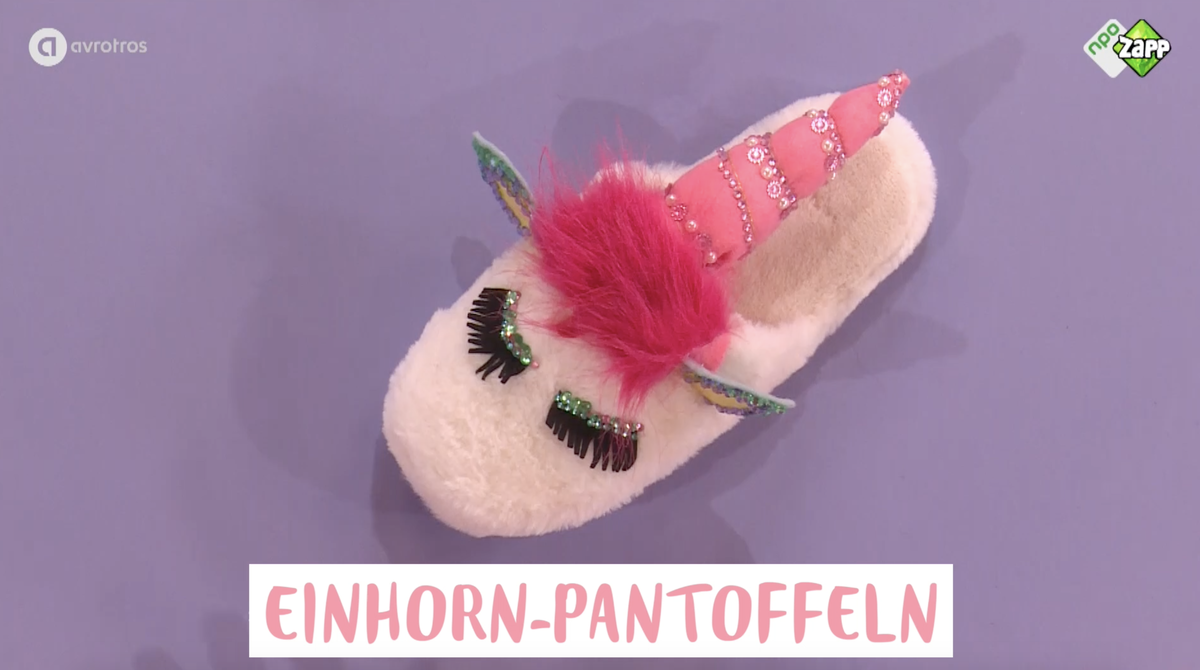 Einhorn-Puschen: So kreierst Du die bequemen Pantoffeln!