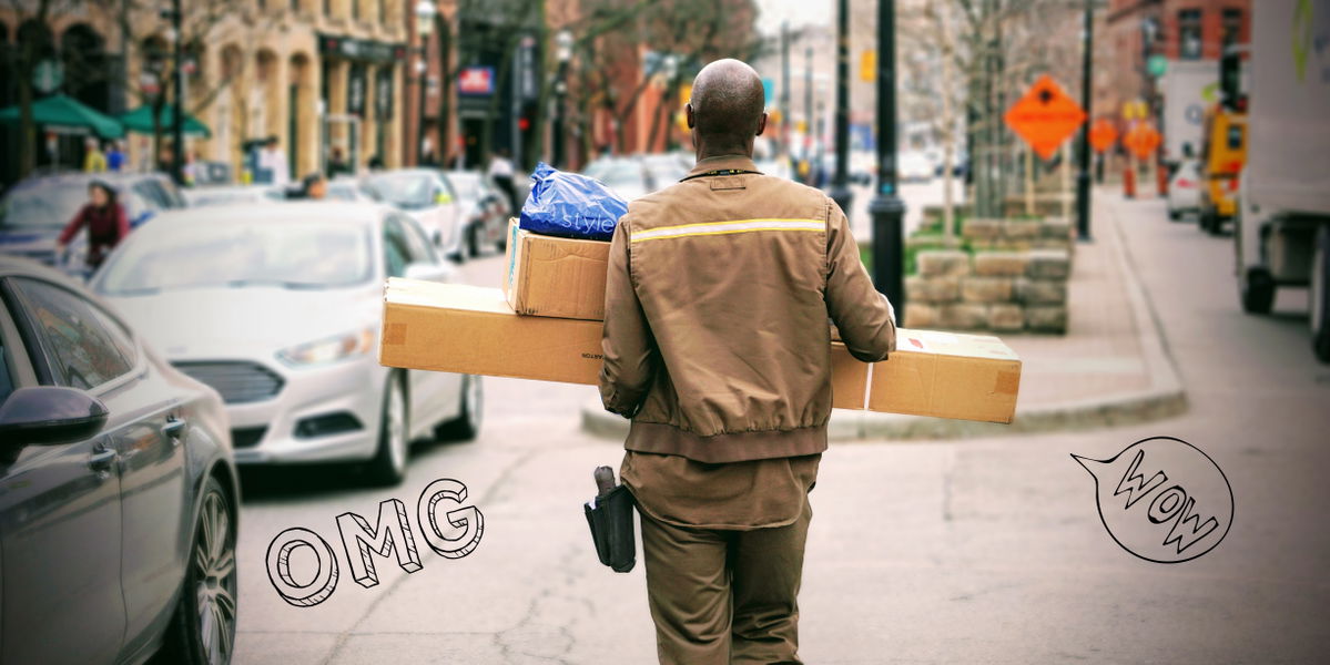 Whaaaat? DHL-Bote stellt vermissten Jungen zu!