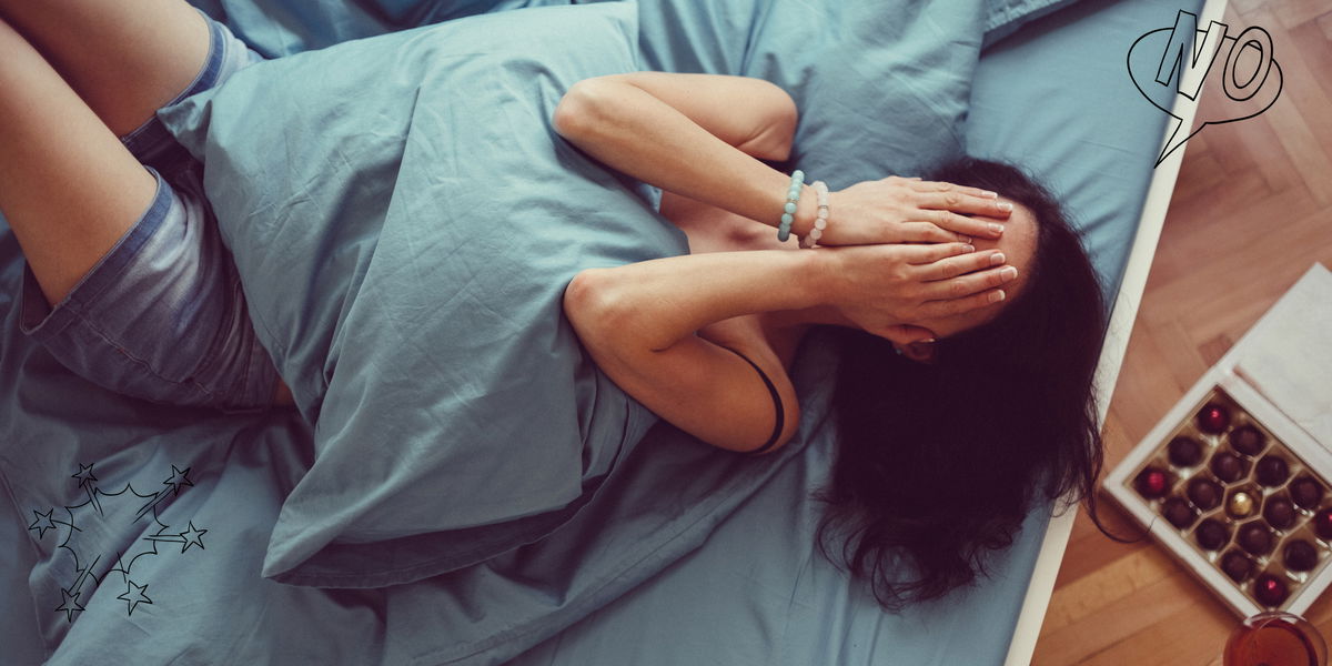 In dieser Position solltest Du während Deiner Periode schlafen