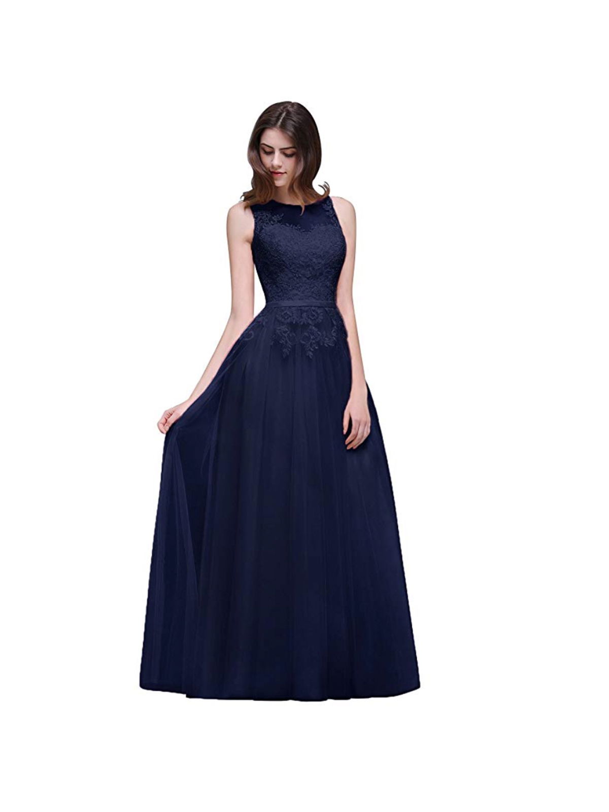 Langes Tüllkleid
