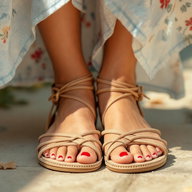 Flache Riemchensandalen: Die schönsten Modelle für den Sommer 2026