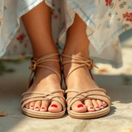 Flache Riemchensandalen: Die schönsten Modelle für den Sommer 2026