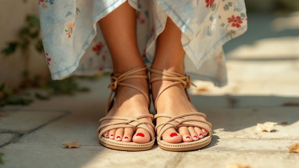 Flache Riemchensandalen: Die schönsten Modelle für den Sommer 2026